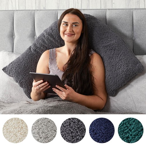 Teddy fleece shaped pillow - fleece,