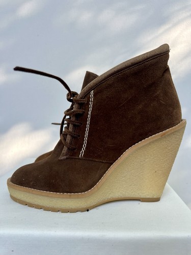 Zara women lace wedge - lace, up