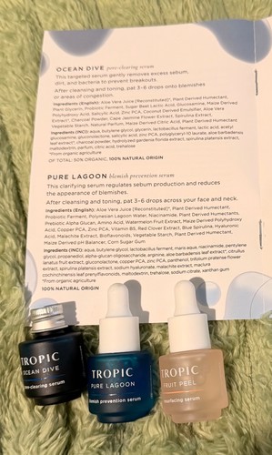 Tropic mini face serums 3 - tropic,