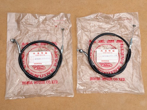 Nos honda throttle cables - nos,