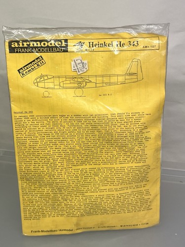 Airmodel heinkel he 343 - 1/72, he.343