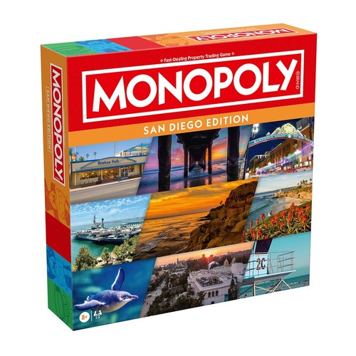 Monopoly san diego board - ca,