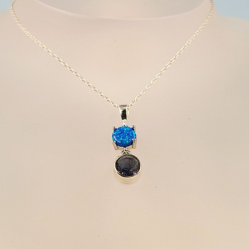 Iolite opal silver - iolite,