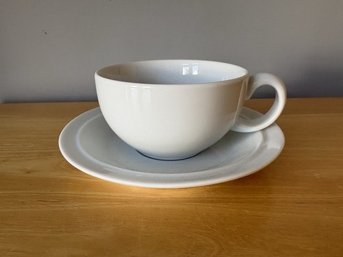 Denby white teacup - denby,