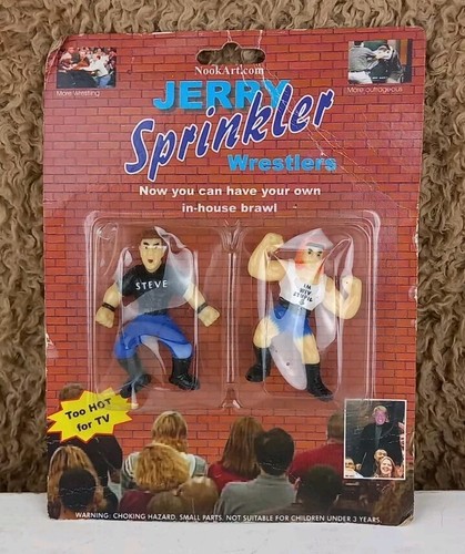 Rare jerry sprinkler - jerry, wrestlers