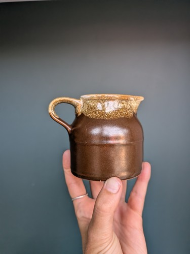 Kiln craft ironstone creamer - kiln,