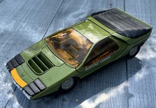 POLITOYS Alfa Romeo Carabo Bertone S Series N.592 Diecast 1:25 Green Vintage