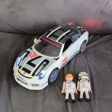 Playmobil Porsche 911 GT3 Cup 9225 with working lightd. Racing car figures. F1. 