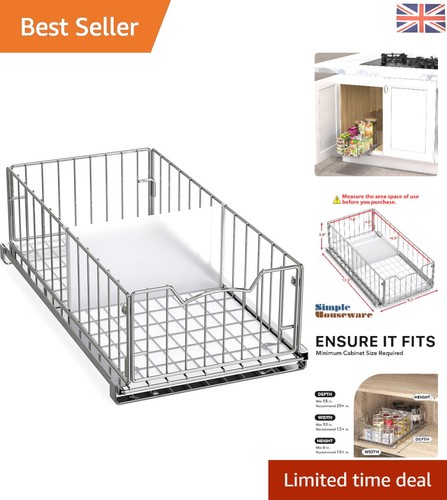 Chrome pull out - chrome, cabinet