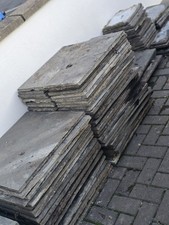 Paving Slabs, Garden Paving Flags, Slate, Grey.