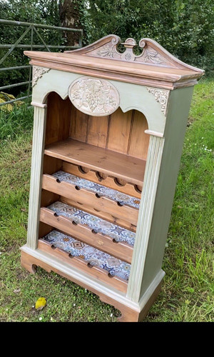 Freestanding wooden wine rack - wine,