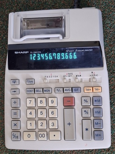 Sharp 2901p iii digit 2 - iii,