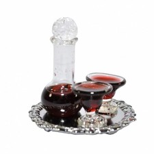 Wine Decanter & Glasses With