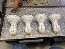 Antique Set Of  4 Cast Iron