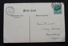 Marnhull, Dorset 1903 postmark on a Black postcard to Hiscock, Ashley, Marnhull,