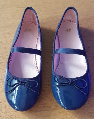 Blue patent shoes - blue,
