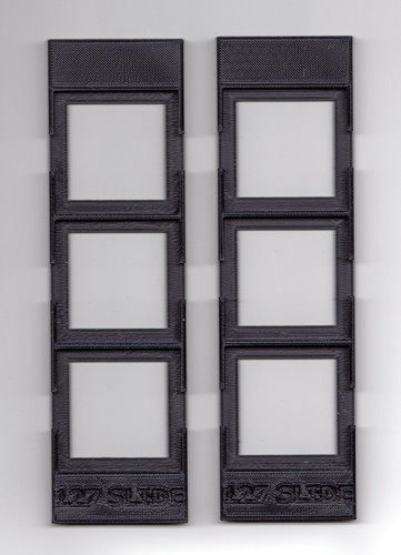 127 slide holder - made, for