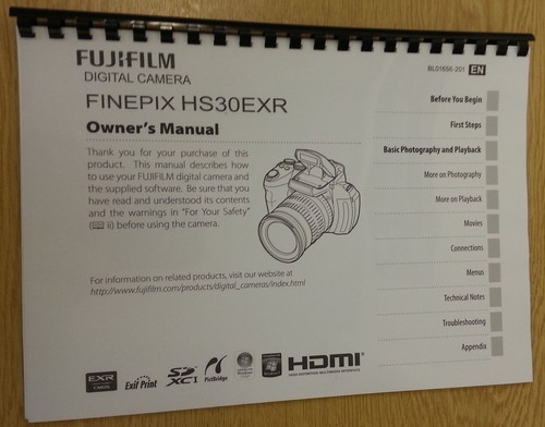 Fujifilm hs30exr finepix - fujifilm,