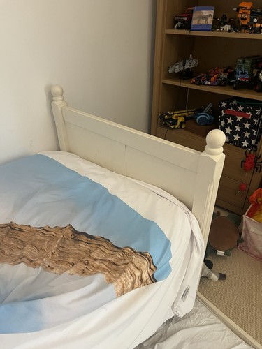 Aspace white wooden - aspace, sleepover