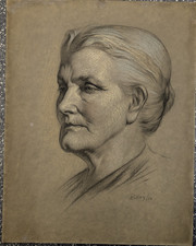 1918 Original coloured chalk