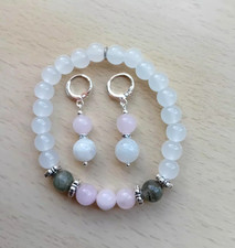 Moonstone rose quartz - moonstone/rose,