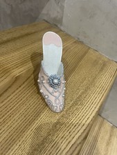 Vintage Regency Fine Art Collectors  Shoe Pink High Heel