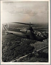 BELL UH1 HUEY COBRA HELICOPTER LARGE ORIGINAL VINTAGE PRESS PHOTO US ARMY