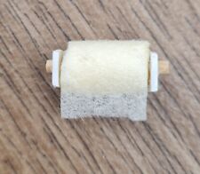 dolls house accessories 1:12 toilet Roll Holder And Toilet Roll
