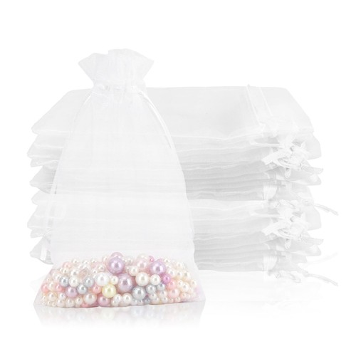 100 pcs 4x6 - pcs, organza