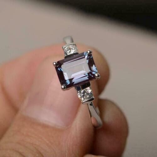 Lab created alexandrite 925 - lab-created,