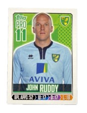 Topps Premier League 2014 - # 229 - JOHN RUDDY - Norwich City