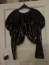 M&S Sequin Shrug Top New with