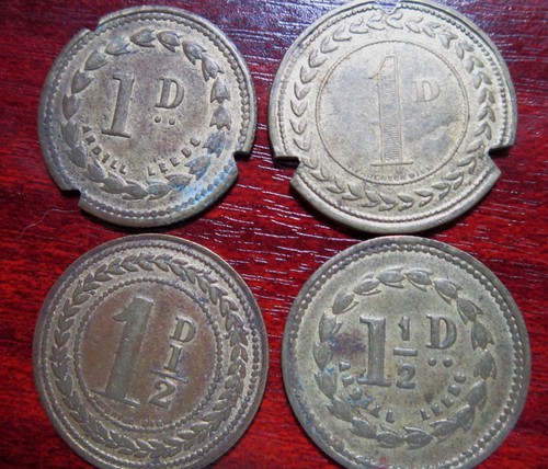 Old farm tokens - tokens, pickers