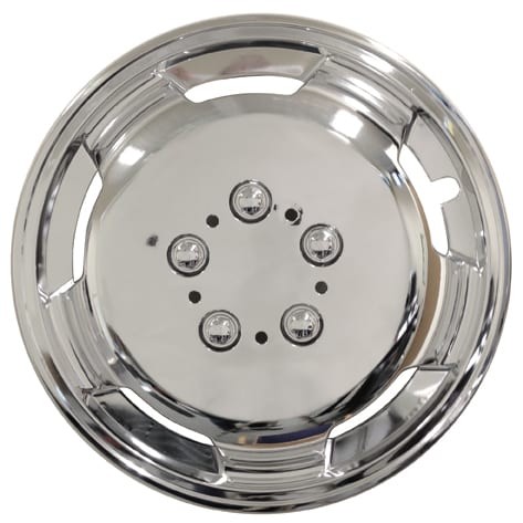 Universal deep dish - deep, chrome