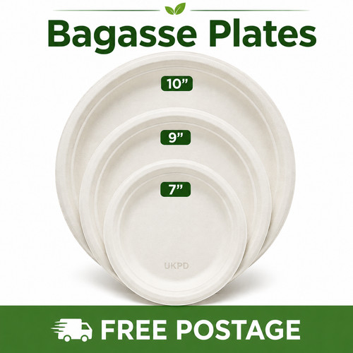 Strong disposable round plates - disposable,
