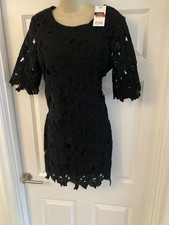 Next Women's Black Lace Shift