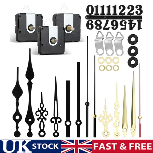 3pcs silent clock mechanisms - silent,