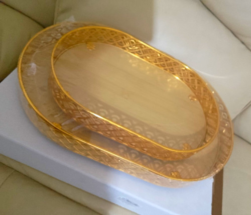 Large oval plastic serving - oval,