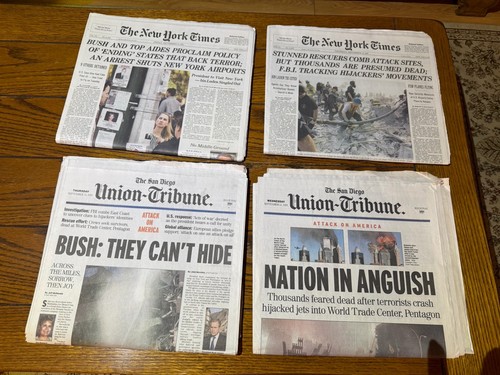 Newspaper collection - 9/11,