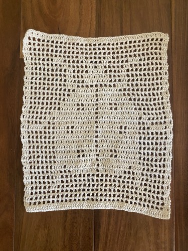 Vintage handmade crochet - crochet, ecru