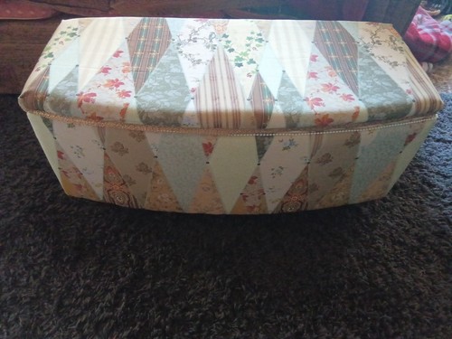 Vintage ottoman storage - vintage,