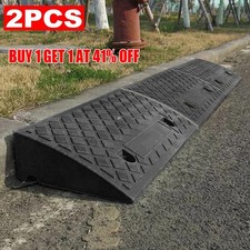 2X 50cm Heavy Duty Rubber Kerb