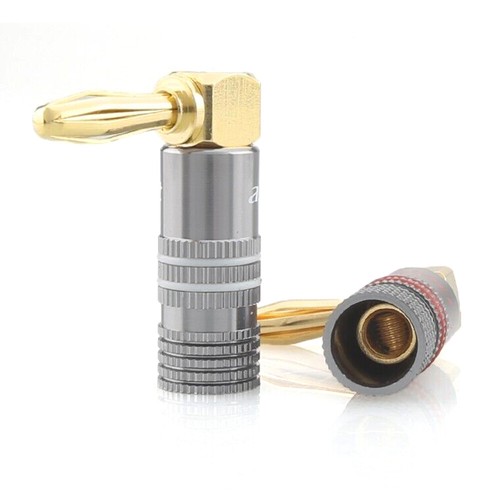 4pcs right angle banana plug - banana,