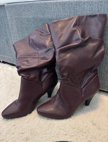 Next burgundy ruched heeled - ruched,