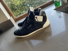 2013 Adidas Y-3 Yoji Yamamoto Black White Mid Top Q34374 Mens Uk 10 trainers