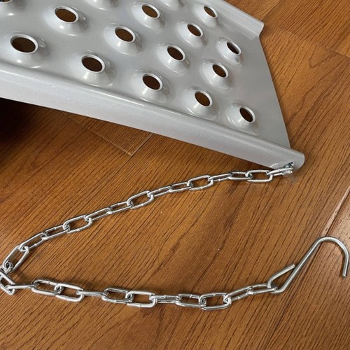 Foldable steel ramp - steel,
