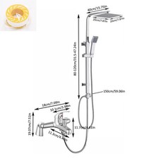 Shower Kit Twin Head Chrome