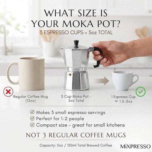 Bialetti moka express cup - bialetti, 3-cup