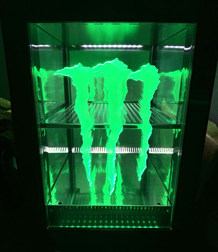 Monster mini fridge glass - mini, door