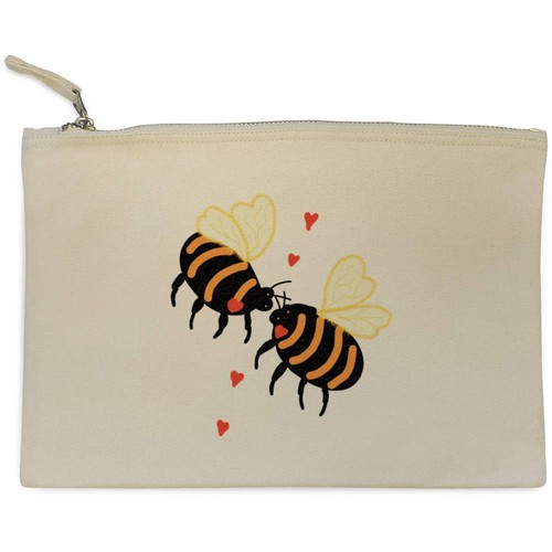 Romantic bees serenading - 'romantic,
